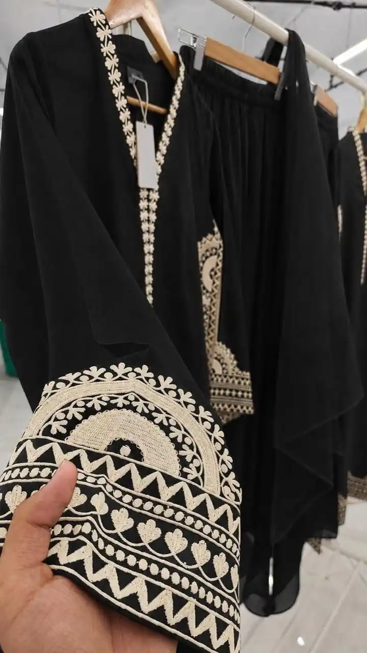 RTC 6060 Black in Biscuit Slab. Thread Embroidery & Embroidery Work Salwar Suit Special Price ₹2399. Delivery 4-6 Working Days. Shop now. | Casual Suits, Jump Suits, Creative suits, Designer Suits, Palazzo Suits, Party Wear Suits, Patiala Suits, Salwar suit, Straight Suits