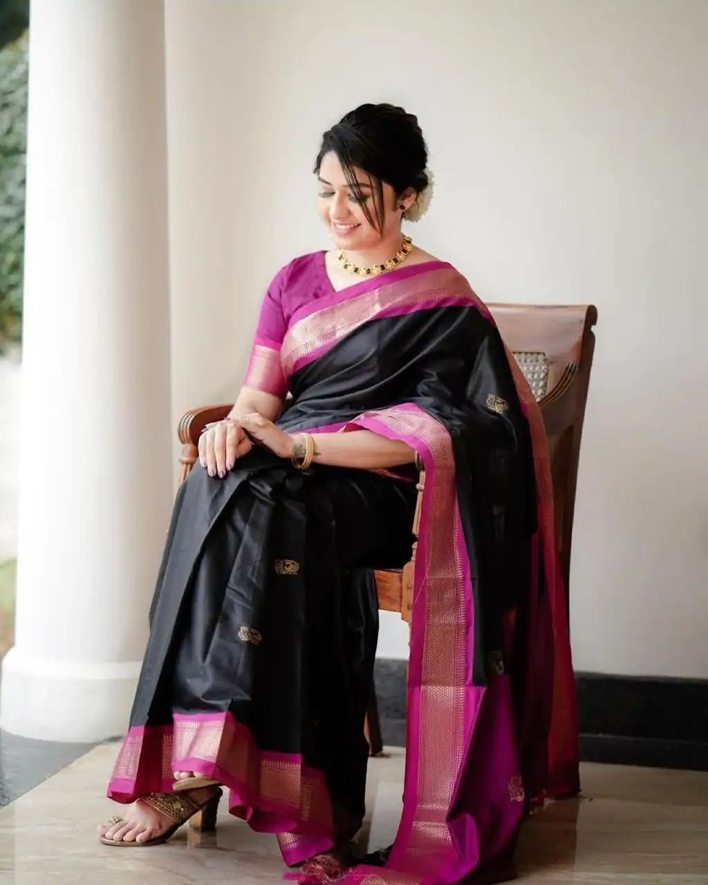KP 7009 Black Soft Lichi Silk Saree with Lace Work & Lace Border. Introductory Price ₹1649. Delivery 4-6 Working Days. Shop now. | Creative Sarees, Bollywood Sarees, Designer Sarees, Embroidered Sarees, Ethnic Saree, Modern Digital sarees, Party Wear Sarees, Sarees
