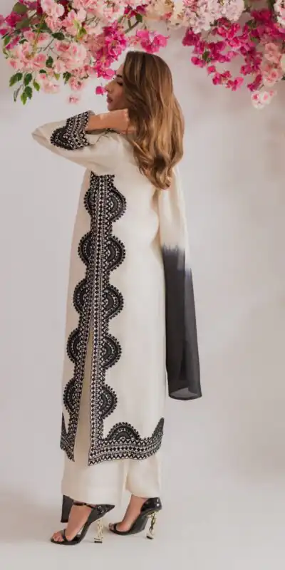 RTC 6060 White in Biscuit Slab. Thread Embroidery & Embroidery Work Salwar Suit Special Price ₹2399. Delivery 4-6 Working Days. Shop now. | Casual Suits, Jump Suits, Creative suits, Designer Suits, Palazzo Suits, Party Wear Suits, Patiala Suits, Salwar suit, Straight Suits