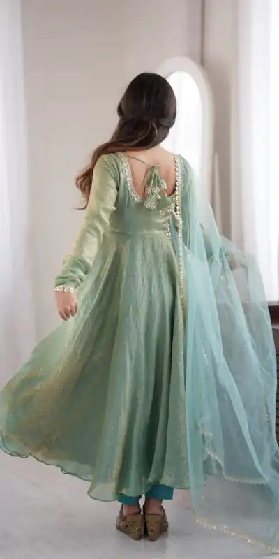 SRK 5355 Rama Doremon Crush Gown with Lace Work & Mirror Work. Exclusive Offer ₹2099. Delivery 4-6 Working Days. Shop now. | Bollywood Gowns, Creative Gowns, Designer Gowns, Embroidered Gowns, Gowns, Party Wear Gowns