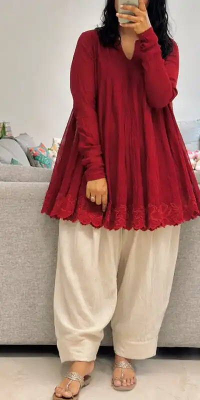 ST 248 Red Mal Chanderi Salwar Suit Perfect for Wedding, Party, Baisakhi, Housewarming, Sangeet – Introductory Price ₹1899. Delivery 4-6 Working D | Casual Suits, Jump Suits, Creative suits, Designer Suits, Palazzo Suits, Party Wear Suits, Patiala Suits, Salwar suit, Straight Suits