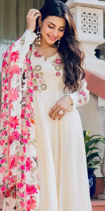 DIVA 166 White Mal Chanderi Salwar Suit Perfect for Wedding, Party, Baisakhi, Housewarming, Sangeet – Introductory Price ₹2249. Delivery 4-6 Working D | Casual Suits, Jump Suits, Creative suits, Designer Suits, Palazzo Suits, Party Wear Suits, Patiala Suits, Salwar suit, Straight Suits