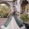 KA 1266 Green Kora Cotton Lehenga Choli erfect for Wedding, Party, Haldi, Traditional Day, Makar Sankranti – . Special Price ₹2949. Delivery 4-6 Working | Bollywood Lehenga, Creative Lehenga, Designer Lehenga, Embroidered Lehenga, Lehenga, Party Wear Lehenga