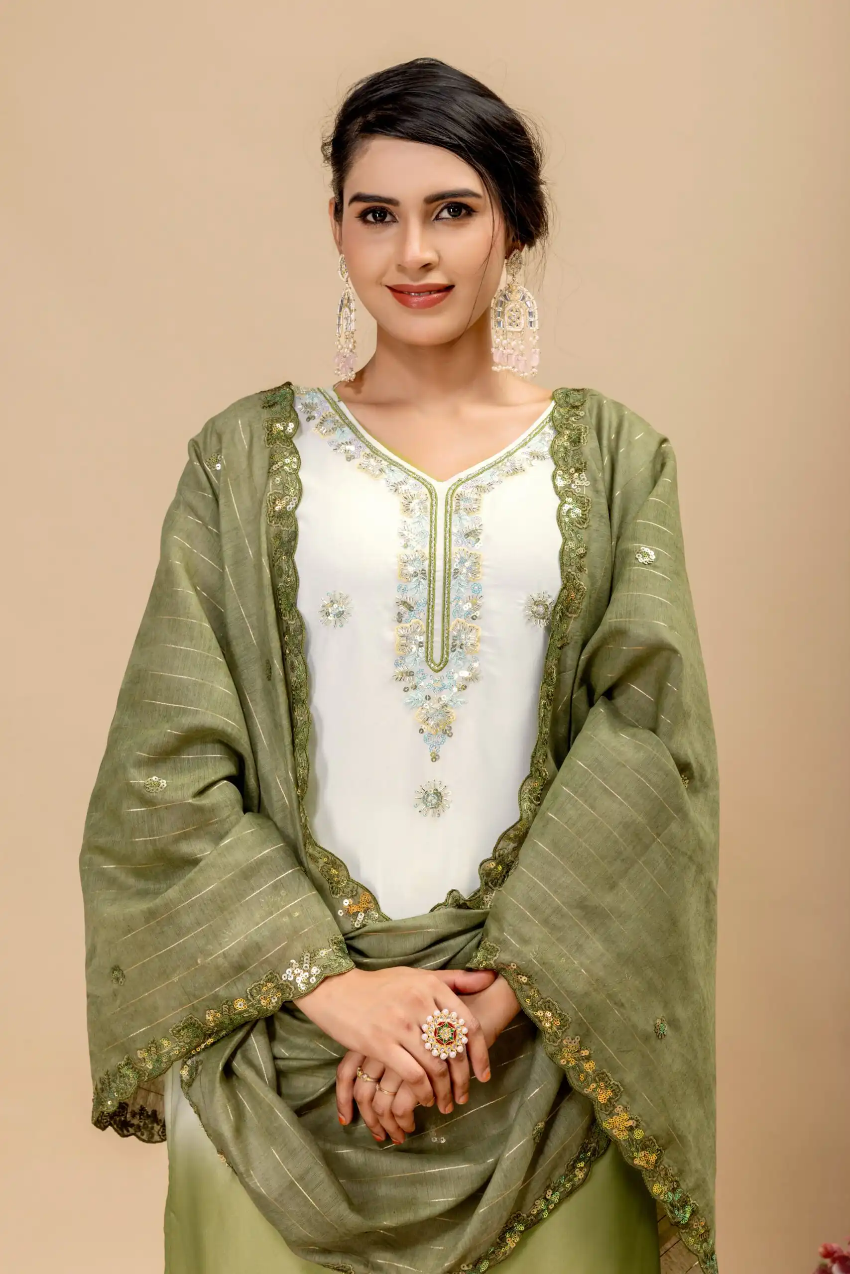 ST 1198 Mehandi in Star Georgette Embroidery Work Salwar Suit . Introductory Price ₹2399. Delivery 4-6 Working Days. Shop now. | Casual Suits, Jump Suits, Creative suits, Designer Suits, Palazzo Suits, Party Wear Suits, Patiala Suits, Salwar suit, Straight Suits