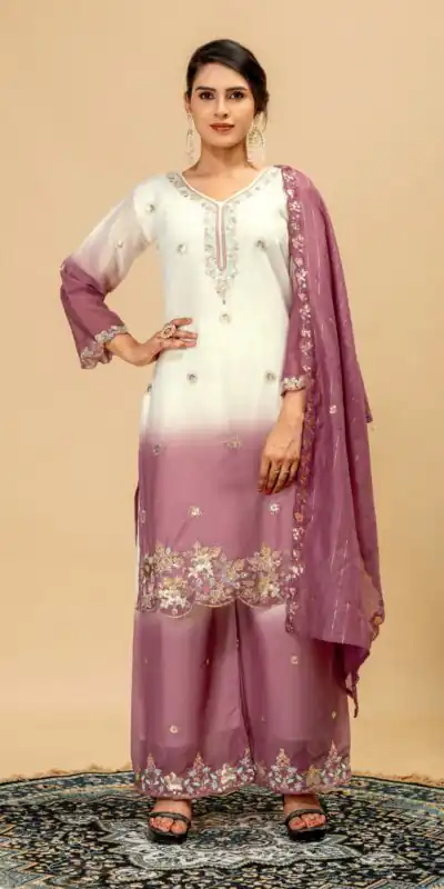 ST 1198 Onion  in Star Georgette Embroidery Work Salwar Suit . Introductory Price ₹2399. Delivery 4-6 Working Days. Shop now. | Casual Suits, Jump Suits, Creative suits, Designer Suits, Palazzo Suits, Party Wear Suits, Patiala Suits, Salwar suit, Straight Suits