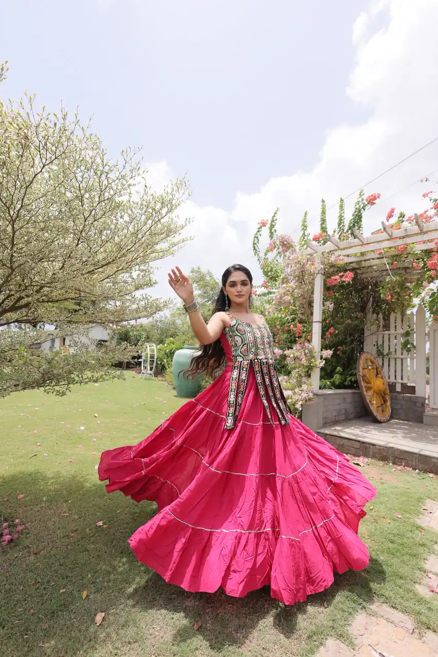 KA 5075 Pink Kora Cotton Lehenga Choli erfect for Wedding, Party, Haldi, Traditional Day, Makar Sankranti – . Special Price ₹2899. Delivery 4-6 Working | Bollywood Lehenga, Creative Lehenga, Designer Lehenga, Embroidered Lehenga, Lehenga, Party Wear Lehenga