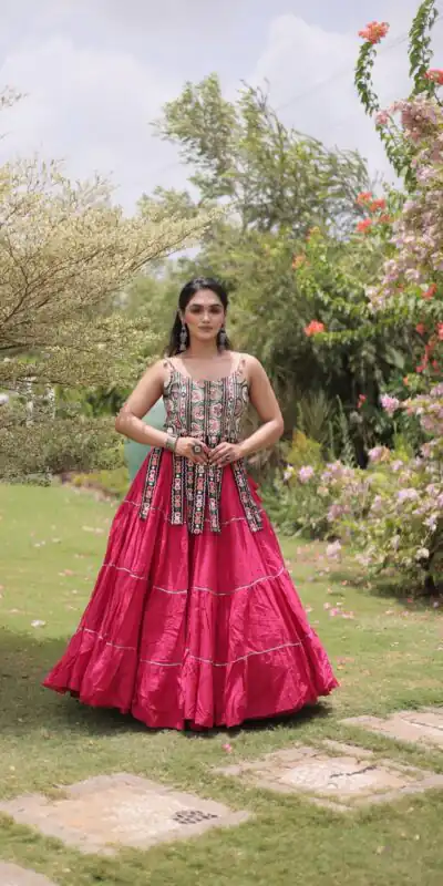KA 5075 Pink Kora Cotton Lehenga Choli erfect for Wedding, Party, Haldi, Traditional Day, Makar Sankranti – . Special Price ₹2899. Delivery 4-6 Working | Bollywood Lehenga, Creative Lehenga, Designer Lehenga, Embroidered Lehenga, Lehenga, Party Wear Lehenga
