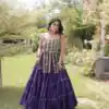 KA 5075 Purple Kora Cotton Lehenga Choli erfect for Wedding, Party, Haldi, Traditional Day, Makar Sankranti – . Special Price ₹2899. Delivery 4-6 Working | Bollywood Lehenga, Creative Lehenga, Designer Lehenga, Embroidered Lehenga, Lehenga, Party Wear Lehenga