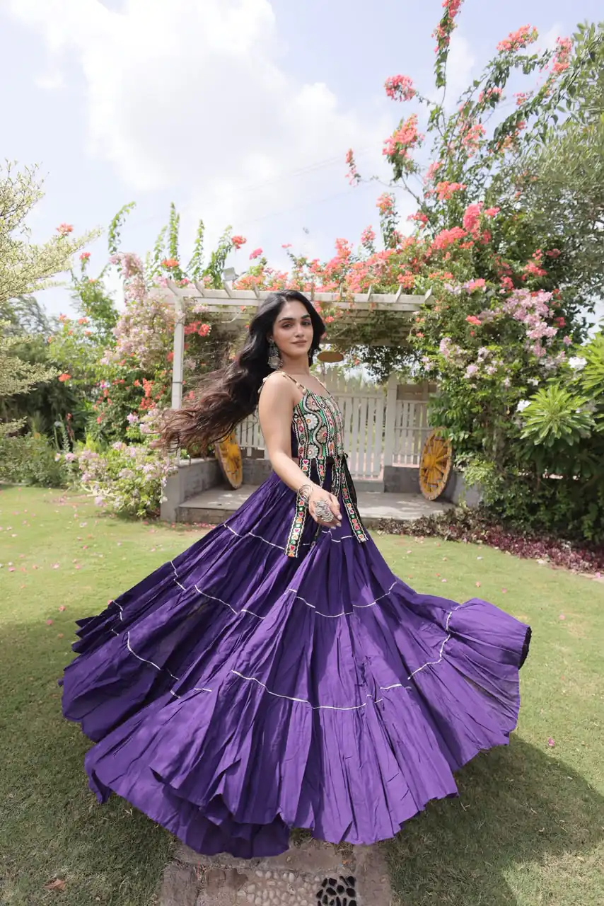 KA 5075 Purple Kora Cotton Lehenga Choli erfect for Wedding, Party, Haldi, Traditional Day, Makar Sankranti – . Special Price ₹2899. Delivery 4-6 Working | Bollywood Lehenga, Creative Lehenga, Designer Lehenga, Embroidered Lehenga, Lehenga, Party Wear Lehenga