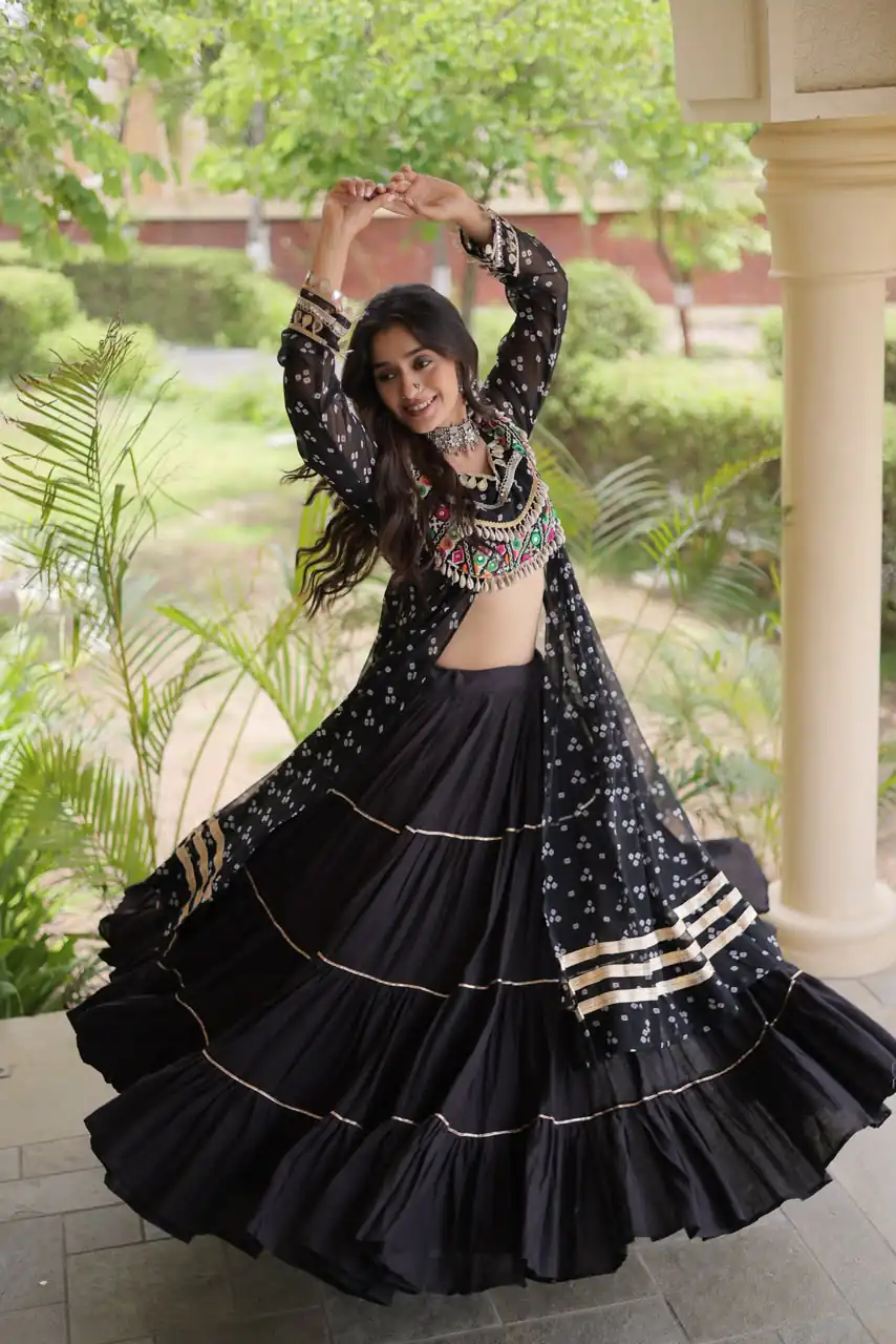 KA 5081 Black| Faux Georgette Lehenga Choli with Embroidery Work & Lace Work. Special Price ₹3099. Delivery 4-6 Working Days. Shop now. | Bollywood Lehenga, Creative Lehenga, Designer Lehenga, Embroidered Lehenga, Lehenga, Party Wear Lehenga