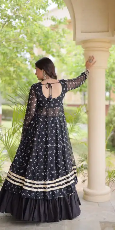 KA 5081 Black| Faux Georgette Lehenga Choli with Embroidery Work & Lace Work. Special Price ₹3099. Delivery 4-6 Working Days. Shop now. | Bollywood Lehenga, Creative Lehenga, Designer Lehenga, Embroidered Lehenga, Lehenga, Party Wear Lehenga