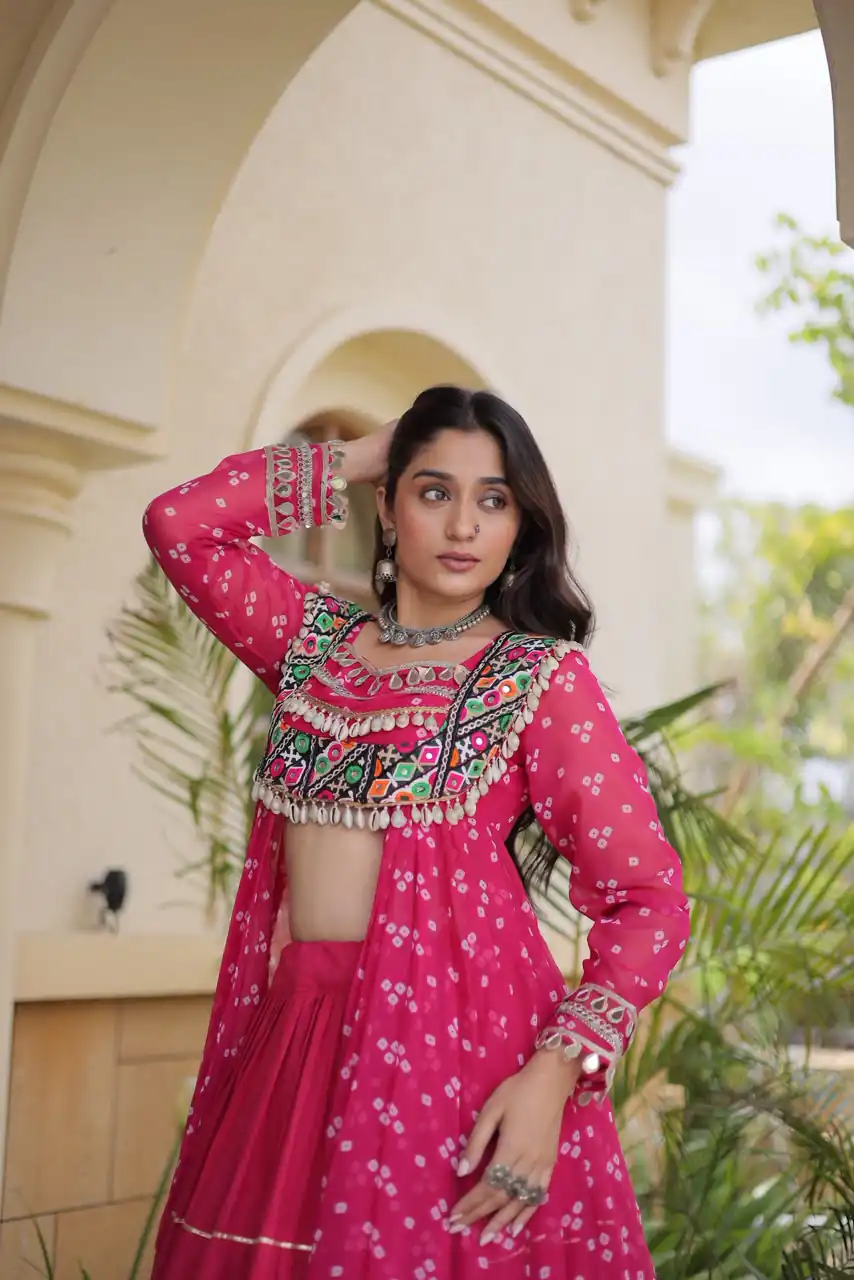 KA 5081 Pink| Faux Georgette Lehenga Choli with Embroidery Work & Lace Work. Special Price ₹3099. Delivery 4-6 Working Days. Shop now. | Bollywood Lehenga, Creative Lehenga, Designer Lehenga, Embroidered Lehenga, Lehenga, Party Wear Lehenga