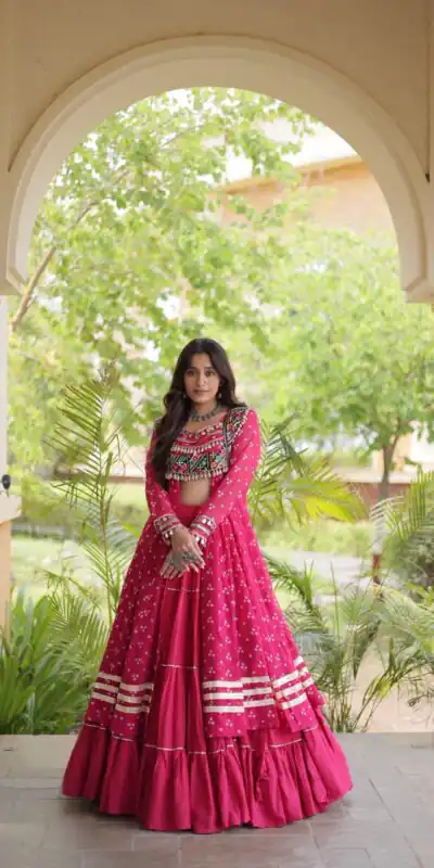 KA 5081 Pink| Faux Georgette Lehenga Choli with Embroidery Work & Lace Work. Special Price ₹3099. Delivery 4-6 Working Days. Shop now. | Bollywood Lehenga, Creative Lehenga, Designer Lehenga, Embroidered Lehenga, Lehenga, Party Wear Lehenga