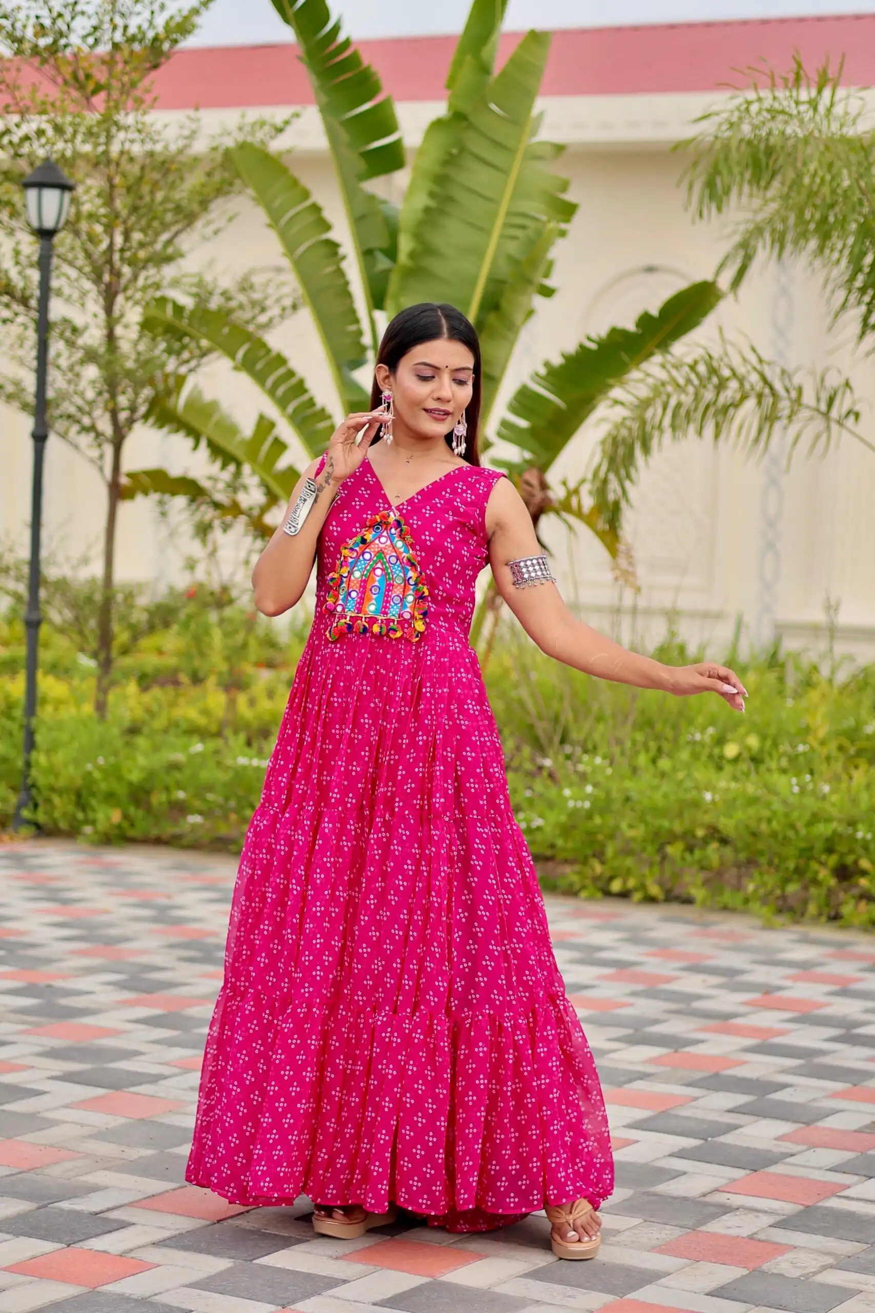 Ram 128 Pink| Faux Georgette Thread Work Gown Embroidery Work & Lace Work. Special Price ₹1749. Delivery 4-6 Working Days. Shop now. | Bollywood Gowns, Creative Gowns, Designer Gowns, Embroidered Gowns, Gowns, Party Wear Gowns