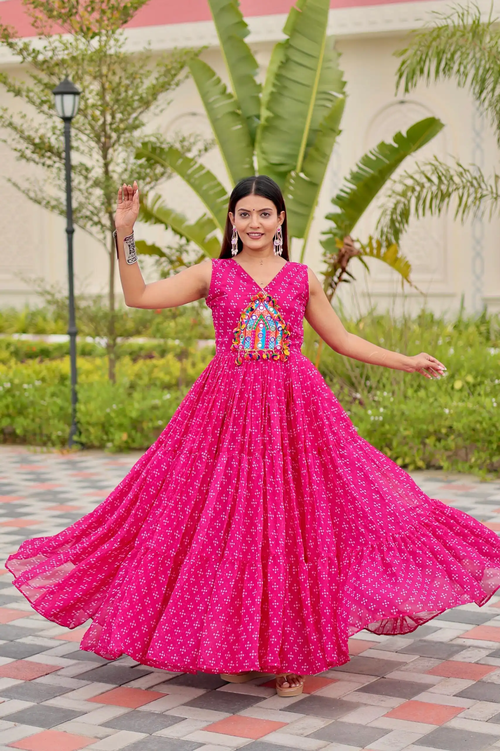 Ram 128 Pink| Faux Georgette Thread Work Gown Embroidery Work & Lace Work. Special Price ₹1749. Delivery 4-6 Working Days. Shop now. | Bollywood Gowns, Creative Gowns, Designer Gowns, Embroidered Gowns, Gowns, Party Wear Gowns
