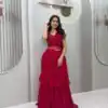 Ram 193 Pink | Faux Georgette Lehenga Choli with Embroidery Work & Lace Work. Special Price ₹2149. Delivery 4-6 Working Days. Shop now. | Bollywood Lehenga, Creative Lehenga, Designer Lehenga, Embroidered Lehenga, Lehenga, Party Wear Lehenga