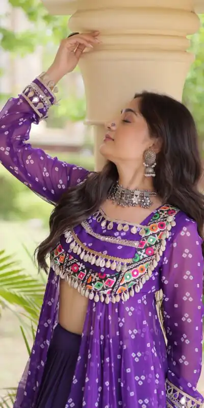 KA 5081 Purple| Faux Georgette Lehenga Choli with Embroidery Work & Lace Work. Special Price ₹3099. Delivery 4-6 Working Days. Shop now. | Bollywood Lehenga, Creative Lehenga, Designer Lehenga, Embroidered Lehenga, Lehenga, Party Wear Lehenga