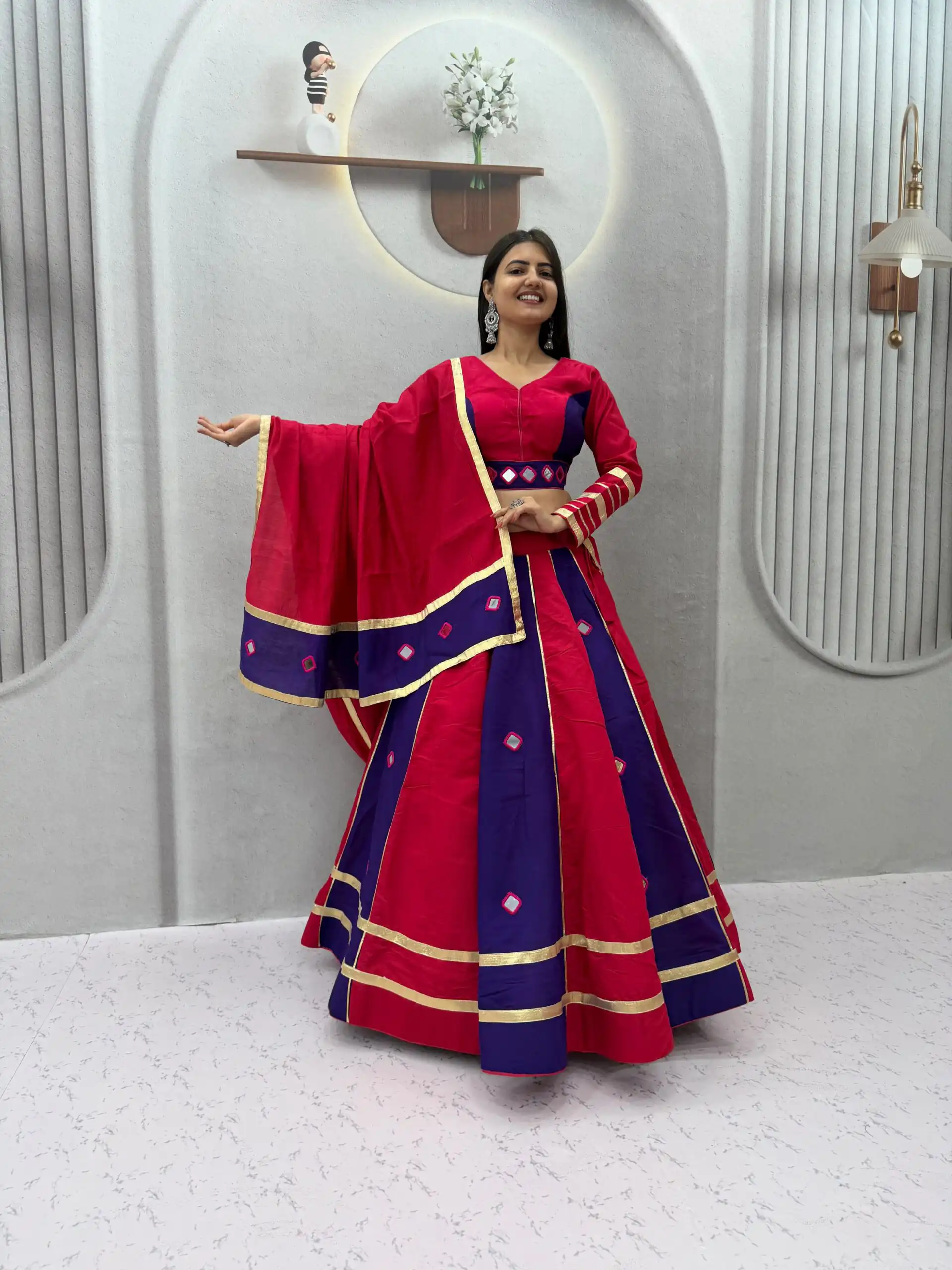 PC 599 Red Roman Silk Lehenga Choli Perfect for Wedding, Party, Eid, Reception, Durga Puja – . Available at ₹2899 only. Delivery 4-6 Working Days. Shop now. | Bollywood Lehenga, Creative Lehenga, Designer Lehenga, Embroidered Lehenga, Lehenga, Party Wear Lehenga