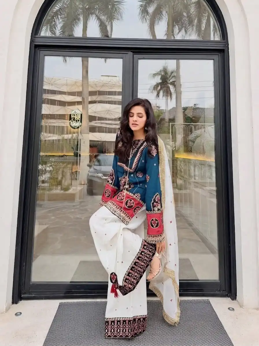 SKF 1731 Blue Color Natural Crep Salwar Suit with Embroidery Work. Wedding, Party, Festive, Best Price ₹2149. Delivery 4-6 Working Days. Shop now. | Casual Suits, Jump Suits, Creative suits, Designer Suits, Palazzo Suits, Party Wear Suits, Patiala Suits, Salwar suit, Straight Suits