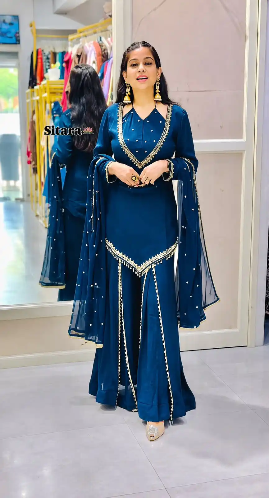 JF 054 Blue Color Roman Silk Salwar Suit with Embroidery Work. Available at ₹2399 only. Delivery 4-6 Working Days. Shop now. | Casual Suits, Jump Suits, Creative suits, Designer Suits, Palazzo Suits, Party Wear Suits, Patiala Suits, Salwar suit, Straight Suits