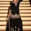 ZB 5067 Black Chinon Silk Salwar Suit Perfect for Wedding, Party, Ganesh Chaturthi, Baby Shower, Makar Sankranti – . Affordable Price ₹2399. /- | Casual Suits, Jump Suits, Creative suits, Designer Suits, Palazzo Suits, Party Wear Suits, Patiala Suits, Salwar suit, Straight Suits