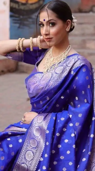 KP 7000 Blue Soft Lichi Silk Cloth Saree Perfect for Wedding, Party, Family Gatherings, Sangeet, Ethnic Day – . Festive Deal ₹1549. Delivery 4-6 Working | Creative Sarees, Bollywood Sarees, Designer Sarees, Embroidered Sarees, Ethnic Saree, Modern Digital sarees, Party Wear Sarees, Sarees