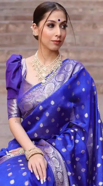 KP 7000 Blue Soft Lichi Silk Cloth Saree Perfect for Wedding, Party, Family Gatherings, Sangeet, Ethnic Day – . Festive Deal ₹1549. Delivery 4-6 Working | Creative Sarees, Bollywood Sarees, Designer Sarees, Embroidered Sarees, Ethnic Saree, Modern Digital sarees, Party Wear Sarees, Sarees