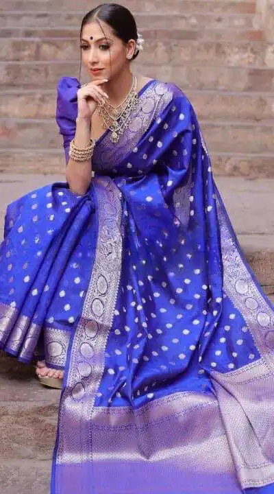 KP 7000 Blue Soft Lichi Silk Cloth Saree Perfect for Wedding, Party, Family Gatherings, Sangeet, Ethnic Day – . Festive Deal ₹1549. Delivery 4-6 Working | Creative Sarees, Bollywood Sarees, Designer Sarees, Embroidered Sarees, Ethnic Saree, Modern Digital sarees, Party Wear Sarees, Sarees