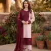 KD 1593 Maroon in Color Natural Crepe Embroidery Work Salwar Suit . Affordable Price ₹2399. Delivery 4-6 Working Days. Shop now. | Casual Suits, Jump Suits, Creative suits, Designer Suits, Palazzo Suits, Party Wear Suits, Patiala Suits, Salwar suit, Straight Suits
