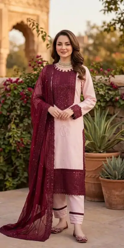 KD 1593 Maroon in Color Natural Crepe Embroidery Work Salwar Suit . Affordable Price ₹2399. Delivery 4-6 Working Days. Shop now. | Casual Suits, Jump Suits, Creative suits, Designer Suits, Palazzo Suits, Party Wear Suits, Patiala Suits, Salwar suit, Straight Suits