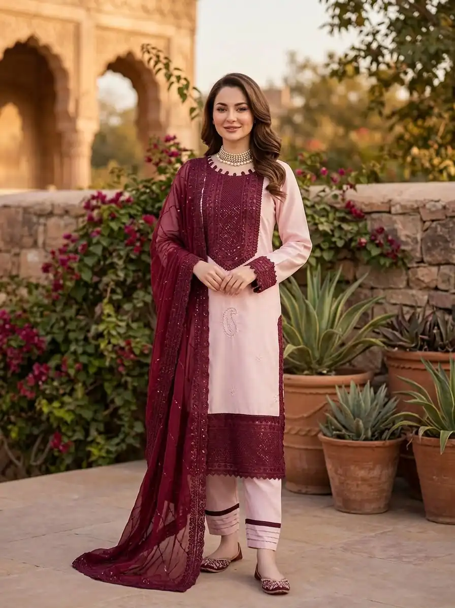 KD 1593 Maroon in Color Natural Crepe Embroidery Work Salwar Suit . Affordable Price ₹2399. Delivery 4-6 Working Days. Shop now. | Casual Suits, Jump Suits, Creative suits, Designer Suits, Palazzo Suits, Party Wear Suits, Patiala Suits, Salwar suit, Straight Suits