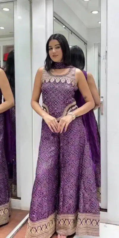 ST 228 Purple Colour Digital Print Salwar Suit in Black Faux Georgette. Now at just ₹2099. Delivery 4-6 Working Days. Shop now. | Casual Suits, Jump Suits, Creative suits, Designer Suits, Palazzo Suits, Party Wear Suits, Patiala Suits, Salwar suit, Straight Suits