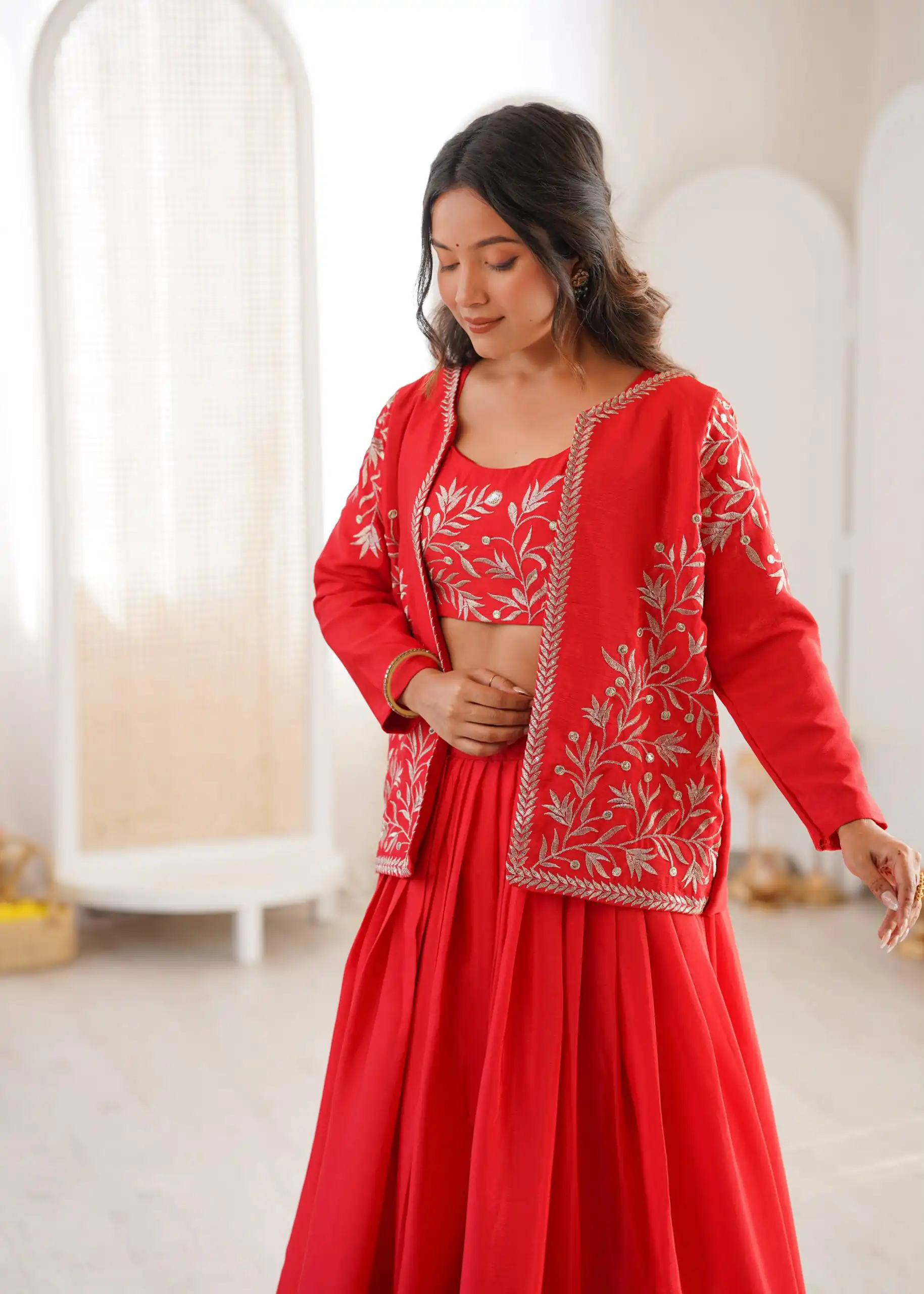 SP 67 Red Shiny Chinon Silk Sequence Work Lehenga Choli Perfect for Wedding, Party, Ganesh Chaturthi, Baby Shower, Makar Affordable Price ₹2199. /- | Bollywood Lehenga, Creative Lehenga, Designer Lehenga, Embroidered Lehenga, Lehenga, Party Wear Lehenga