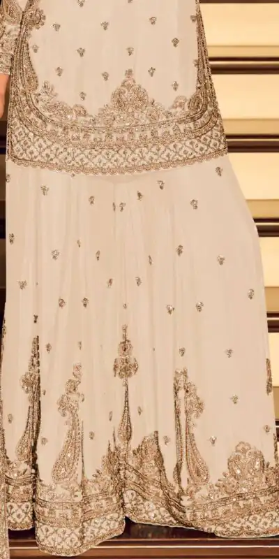 ZB 5067 White Chinon Silk Salwar Suit Perfect for Wedding, Party, Ganesh Chaturthi, Baby Shower, Makar Sankranti – . Affordable Price ₹2399. /- | Casual Suits, Jump Suits, Creative suits, Designer Suits, Palazzo Suits, Party Wear Suits, Patiala Suits, Salwar suit, Straight Suits