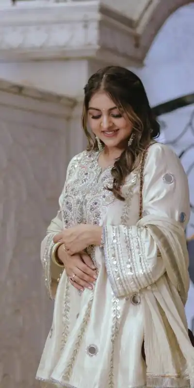 DB 003 White in Color Natural Crepe Embroidery Work Salwar Suit . Affordable Price ₹2299. Delivery 4-6 Working Days. Shop now. | Casual Suits, Jump Suits, Creative suits, Designer Suits, Palazzo Suits, Party Wear Suits, Patiala Suits, Salwar suit, Straight Suits