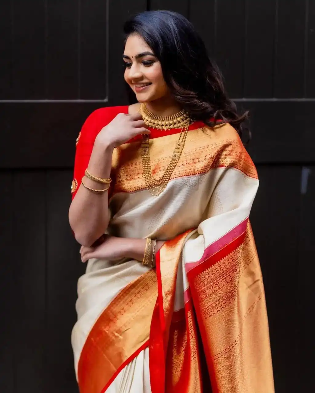 KPR 254 Cream Soft Lichi Silk Saree with Lace Work & Lace Border. Introductory Price ₹1449. Delivery 4-6 Working Days. Shop now. | Creative Sarees, Bollywood Sarees, Designer Sarees, Embroidered Sarees, Ethnic Saree, Modern Digital sarees, Party Wear Sarees, Sarees