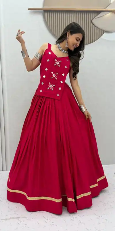 PC 581 Pink Color Pure Cotton Lehenga Choli with Cowrie Work. Festive Deal ₹2999. Delivery 4-6 Working Days. Online Shop now. | Bollywood Lehenga, Creative Lehenga, Designer Lehenga, Embroidered Lehenga, Lehenga, Party Wear Lehenga