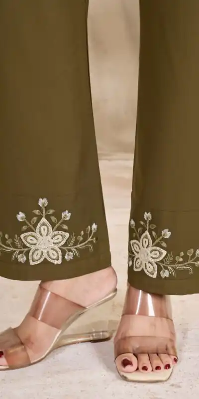 DIVA 169 Brown Colour Rayon Cotton Kurti with Embroidery Work. Introductory Price ₹1999. Delivery 4-6 Working Days. Shop now. | Bollywood Kurti, Creative Kurtis, Designer Kurti, Kurti, Party Wear Kurti, Selfie Kurti