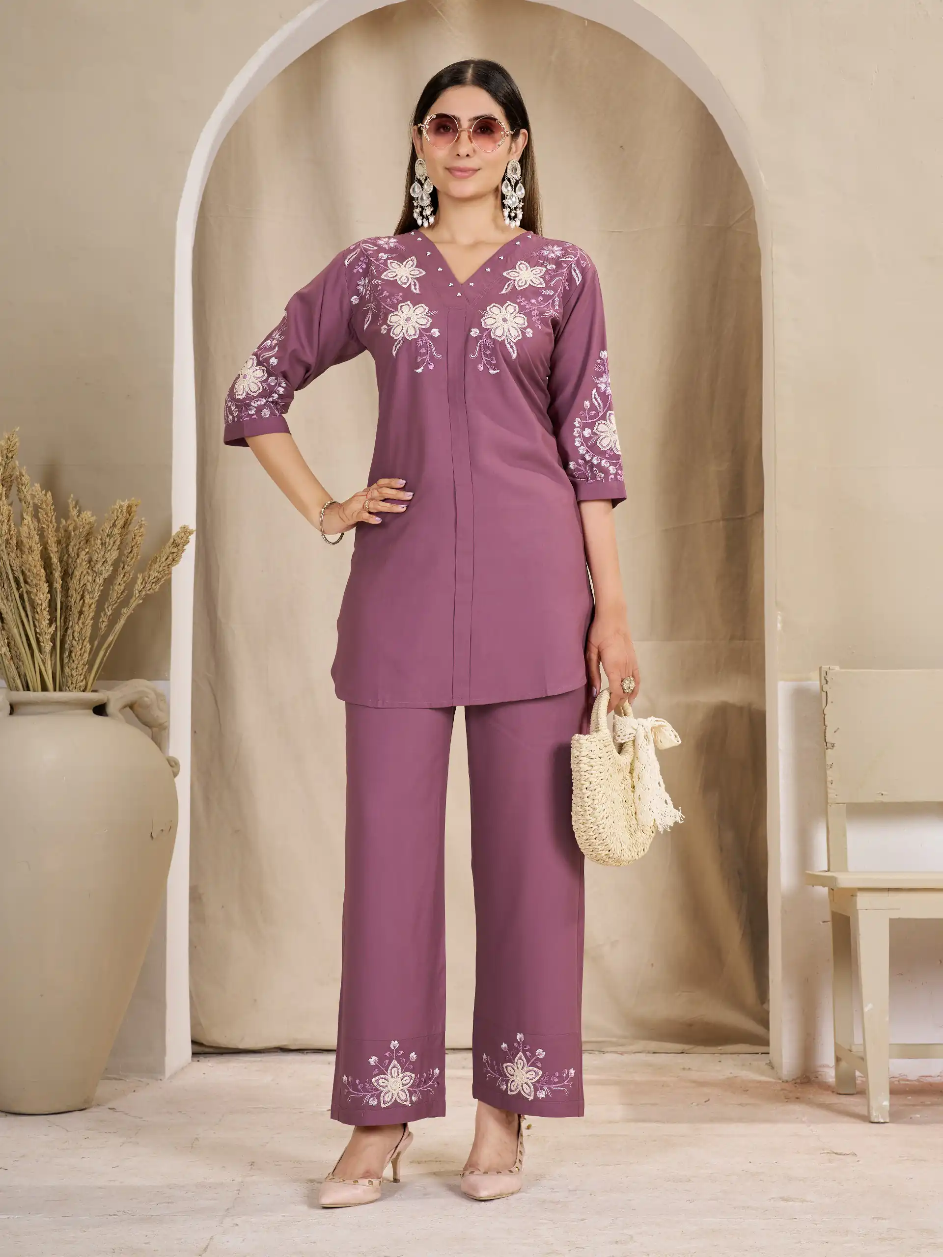 DIVA 169 Onion Colour Rayon Cotton Kurti with Embroidery Work. Introductory Price ₹1999. Delivery 4-6 Working Days. Shop now. | Bollywood Kurti, Creative Kurtis, Designer Kurti, Kurti, Party Wear Kurti, Selfie Kurti