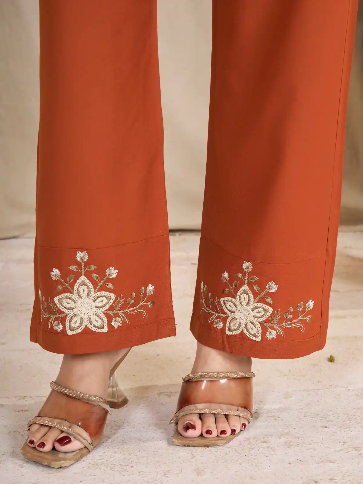 DIVA 169 Orange Colour Rayon Cotton Kurti with Embroidery Work. Introductory Price ₹1999. Delivery 4-6 Working Days. Shop now. | Bollywood Kurti, Creative Kurtis, Designer Kurti, Kurti, Party Wear Kurti, Selfie Kurti