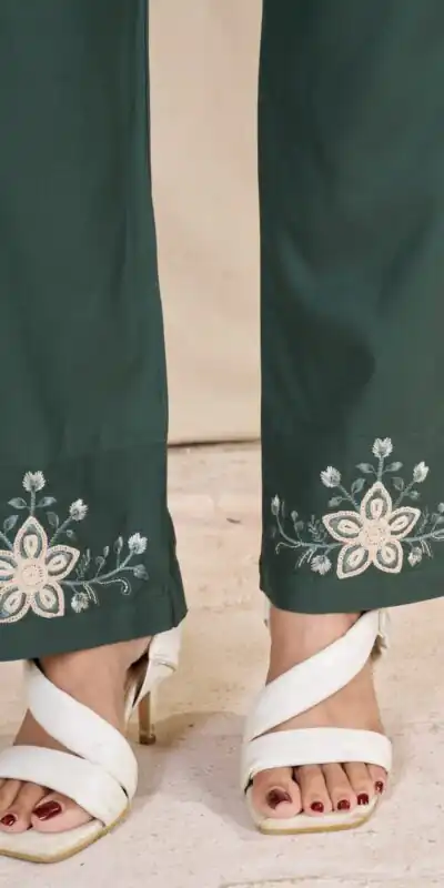 DIVA 169 Teal Colour Rayon Cotton Kurti with Embroidery Work. Introductory Price ₹1999. Delivery 4-6 Working Days. Shop now. | Bollywood Kurti, Creative Kurtis, Designer Kurti, Kurti, Party Wear Kurti, Selfie Kurti