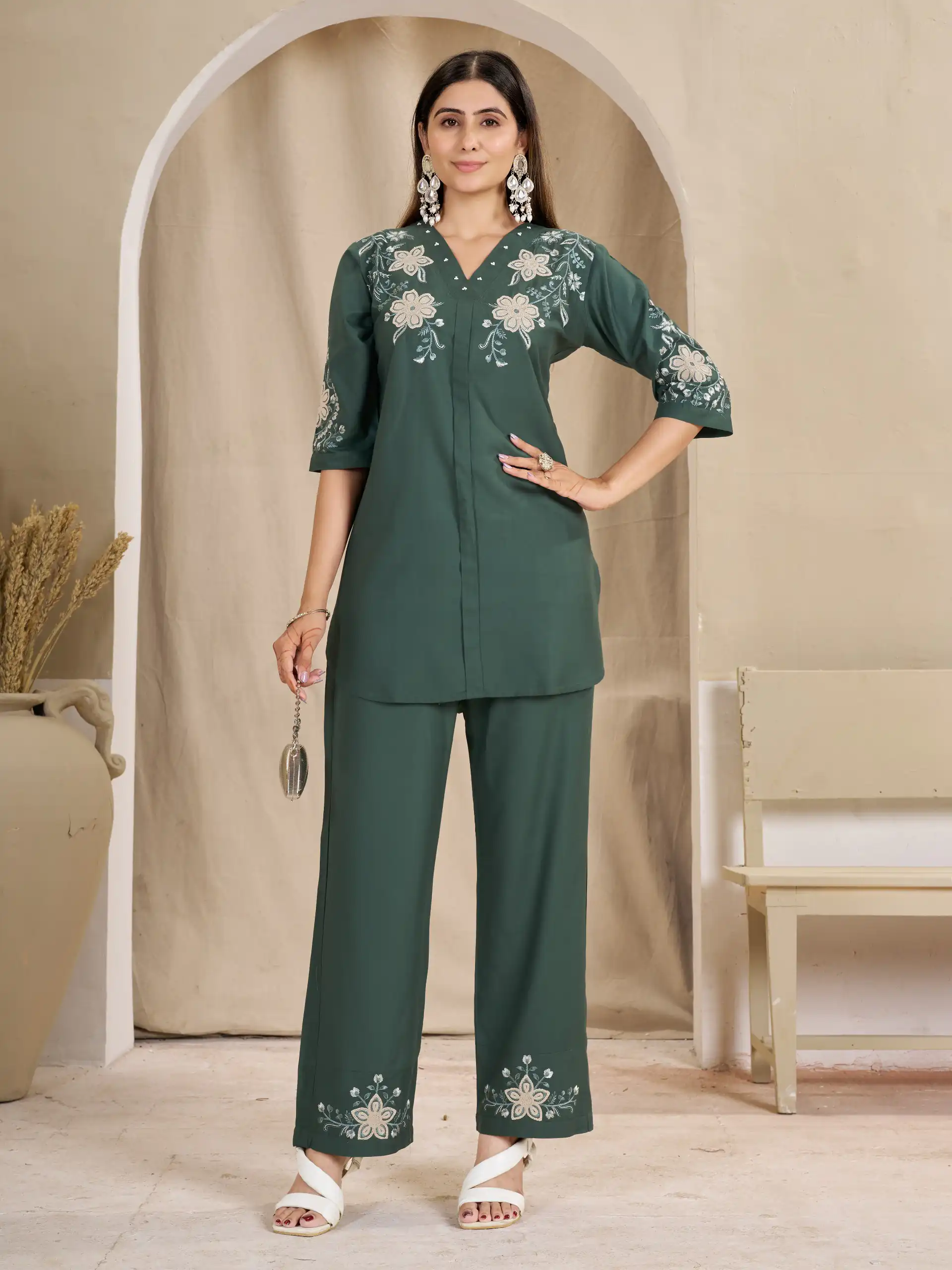 DIVA 169 Teal Colour Rayon Cotton Kurti with Embroidery Work. Introductory Price ₹1999. Delivery 4-6 Working Days. Shop now. | Bollywood Kurti, Creative Kurtis, Designer Kurti, Kurti, Party Wear Kurti, Selfie Kurti