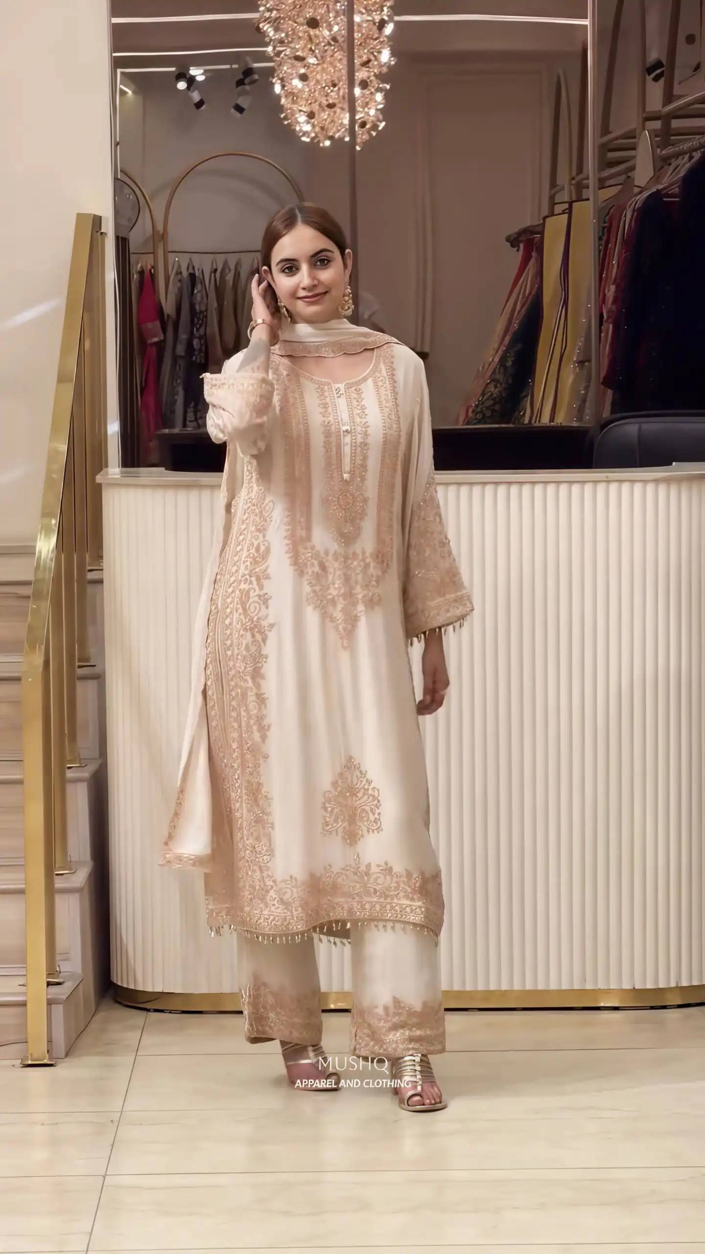 SR 1716 Off White Colour Faux Georgette Salwar Suit with Lace Work. Introductory Price ₹2449. Delivery 4-6 Working Days. Shop now. | Casual Suits, Jump Suits, Creative suits, Designer Suits, Palazzo Suits, Party Wear Suits, Patiala Suits, Salwar suit, Straight Suits