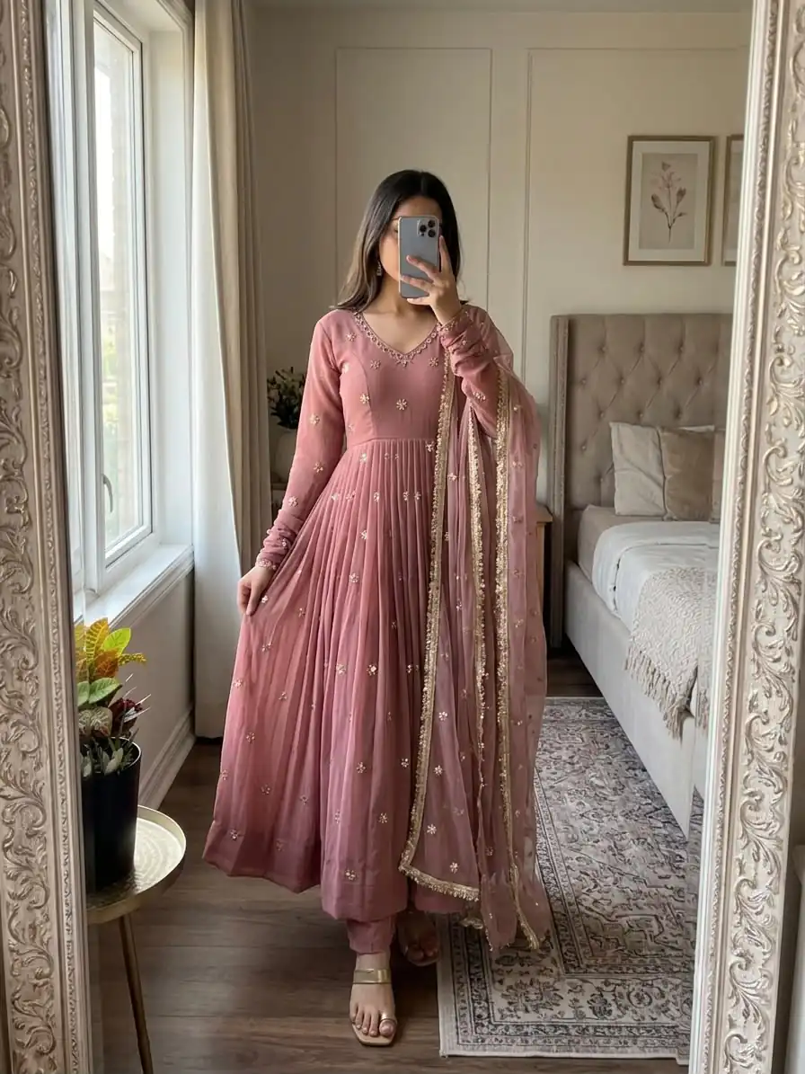 SRK 5313 Onion in Faux Georgette Embroidery Work Salwar Suit . Available at ₹2299 only. Delivery 4-6 Working Days. Shop now. | Casual Suits, Jump Suits, Creative suits, Designer Suits, Palazzo Suits, Party Wear Suits, Patiala Suits, Salwar suit, Straight Suits