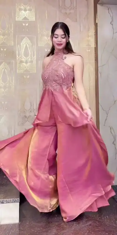 NF 1273 Peach Fendy Silk Salwar Suitwith Embroidery Work & Lace Work. Now at just ₹2449. Delivery 4-6 Working Days. Shop now. | Casual Suits, Jump Suits, Creative suits, Designer Suits, Palazzo Suits, Party Wear Suits, Patiala Suits, Salwar suit, Straight Suits