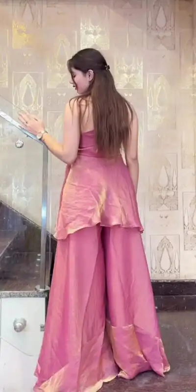 NF 1273 Peach Fendy Silk Salwar Suitwith Embroidery Work & Lace Work. Now at just ₹2449. Delivery 4-6 Working Days. Shop now. | Casual Suits, Jump Suits, Creative suits, Designer Suits, Palazzo Suits, Party Wear Suits, Patiala Suits, Salwar suit, Straight Suits