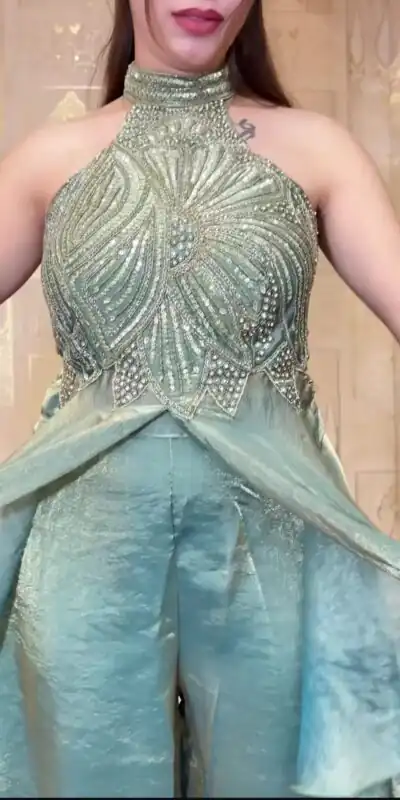 NF 1273 Teal Fendy Silk Salwar Suitwith Embroidery Work & Lace Work. Now at just ₹2449. Delivery 4-6 Working Days. Shop now. | Casual Suits, Jump Suits, Creative suits, Designer Suits, Palazzo Suits, Party Wear Suits, Patiala Suits, Salwar suit, Straight Suits