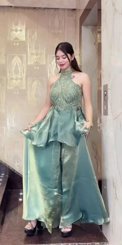 NF 1273 Teal Fendy Silk Salwar Suitwith Embroidery Work & Lace Work. Now at just ₹2449. Delivery 4-6 Working Days. Shop now. | Casual Suits, Jump Suits, Creative suits, Designer Suits, Palazzo Suits, Party Wear Suits, Patiala Suits, Salwar suit, Straight Suits