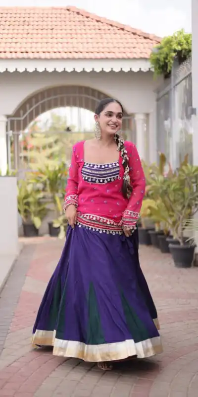 KA 5076 Pink Color Rayon Embroidery Work & Cowrie Work Lehenga Choli . Grab it for ₹2749. Delivery 4-6 Working Days. Shop now. | Bollywood Lehenga, Creative Lehenga, Designer Lehenga, Embroidered Lehenga, Lehenga, Party Wear Lehenga