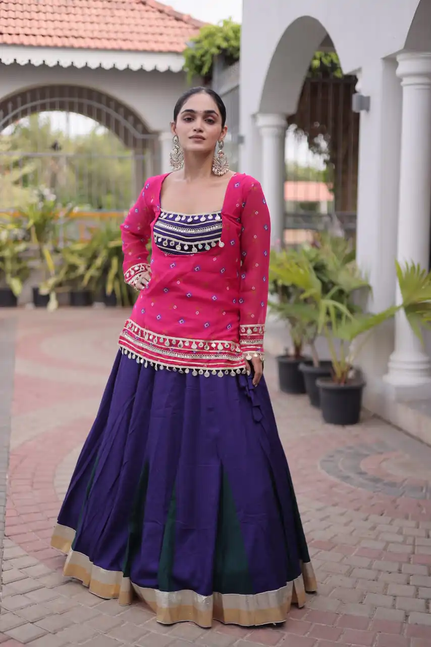 KA 5076 Pink Color Rayon Embroidery Work & Cowrie Work Lehenga Choli . Grab it for ₹2749. Delivery 4-6 Working Days. Shop now. | Bollywood Lehenga, Creative Lehenga, Designer Lehenga, Embroidered Lehenga, Lehenga, Party Wear Lehenga
